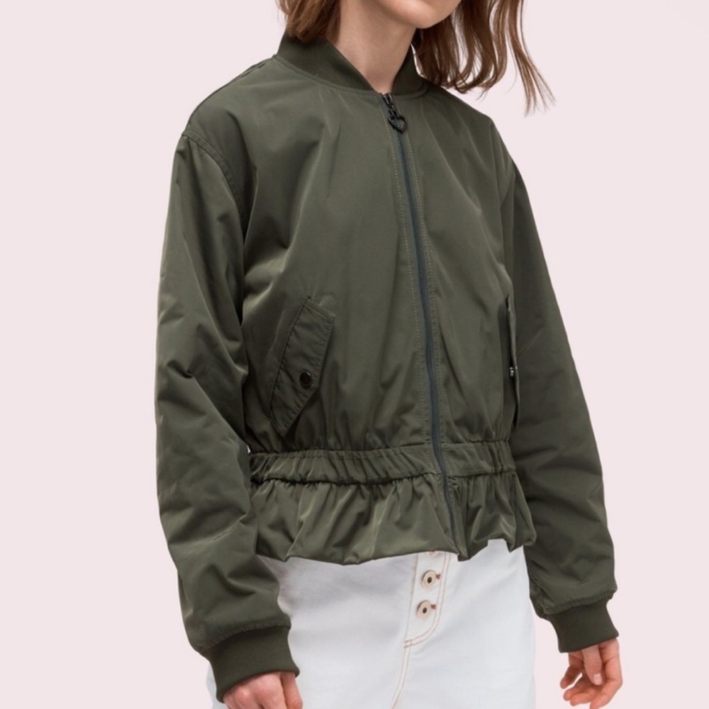 Kate Spade army green jacket
